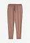 Pantaloni in jersey di misto cotone elasticizzato, bonprix