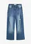 Jeans wide leg, vita media, bonprix