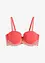 Reggiseno a balconcino con pizzo colorato, bonprix