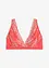 Bralette senza ferretto con pizzo colorato, bonprix