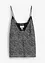 Top in mesh con spalline sottili, bonprix