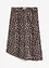 Gonna leopardata con spacco, bonprix