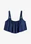 Reggiseno a bustier effetto denim per bikini, bonprix