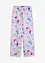 Pantaloni pigiama lunghi in satin lucido, bonprix