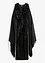Abito con paillettes e maniche lunghe in chiffon, bonprix