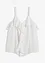 Top con spalline sottili in satin lucido, bonprix