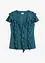 Maglia con volant in misto modal morbido, bonprix