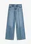 Jeans wide leg extra lunghi low stretch, vita media, bonprix