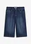 Bermuda in jeans low stretch, vita media, bonprix