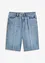 Bermuda in jeans low stretch, vita media, bonprix