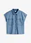 Camicia di jeans boxy cropped, bonprix