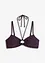 Reggiseno bikini a bustier con anello, bonprix