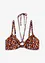 Reggiseno bikini a bustier con anello, bonprix