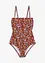 Costume intero a fascia con spalline multiway, bonprix