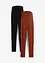 Leggings prémaman con cotone biologico (pacco da 2), bonprix