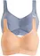 Reggiseno senza ferretto  con cotone biologico (pacco da 2), bonprix
