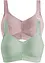 Reggiseno senza ferretto  con cotone biologico (pacco da 2), bonprix