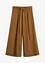 Pantaloni in popeline di cotone e cintura (set 2 pezzi), bonprix