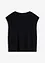 Top con inserto a coste sulla manica, bonprix