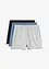 Pantaloncini da pigiama in puro cotone biologico (pacco da 3), bonprix