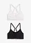 Reggiseno da allattamento senza ferretto con cotone biologico (pacco da 2), bonprix