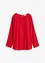 Tunica oversize in misto viscosa crinkle operato, bonprix