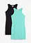 Abito con spalline in interlock di puro cotone biologico (pacco da 2), bonprix