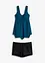 Tankini lungo con fondo a zigzag (set 2 pezzi), bonprix