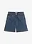 Bermuda in jeans, vita media, bonprix