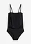 Costume intero a fascia con spalline staccabili, bonprix