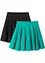 Gonna di jersey con cotone biologico (pacco da 2), bonprix