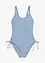 Costume intero con laccetti ed effetto modellante leggero, bonprix