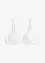 Reggiseno con coppe preformate ed effetto lucido, bonprix