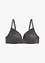 Reggiseno con coppe preformate senza ferretto con pizzo delicato, bonprix