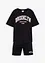 T-shirt e pantaloni corti in cotone biologico pesante (set 2 pezzi), bonprix