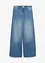 Jeans wide leg, vita media, bonprix