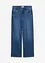 Jeans straight loose, vita media, bonprix