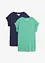 Maglia lunga in puro cotone (pacco da 2), bonprix