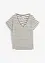 Maglia a righe con maniche a volant, bonprix