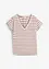 Maglia a righe con maniche a volant, bonprix