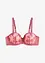 Reggiseno a balconcino con pizzo floreale, bonprix
