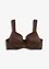 Reggiseno con coppe preformate, spalline imbottite ed effetto lucido, bonprix