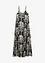 Abito con spalline in viscosa strutturata, bonprix
