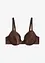 Reggiseno con coppe preformate ed effetto lucido, bonprix