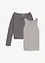 Top e maglia a maniche lunghe in jersey (set 2 pezzi), bonprix