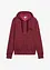 Felpa con zip e cappuccio effetto lavato, bonprix