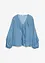 Blusa di chiffon con volant, bonprix