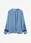 Blusa in satin fluente, bonprix