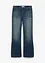 Jeans a zampa, vita media, bonprix
