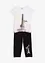 Maglia e leggings a pinocchietto in puro cotone biologico (set 2 pezzi), bonprix